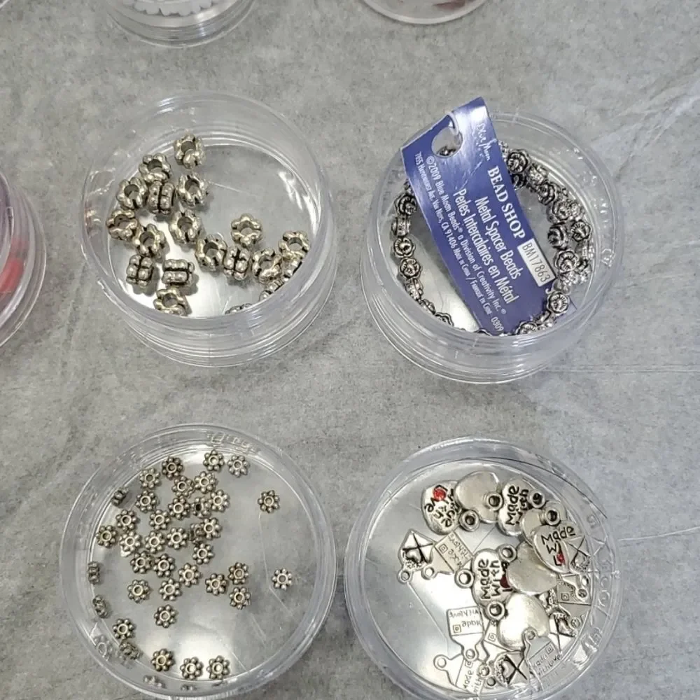 Beads and charms and beads and charms lot